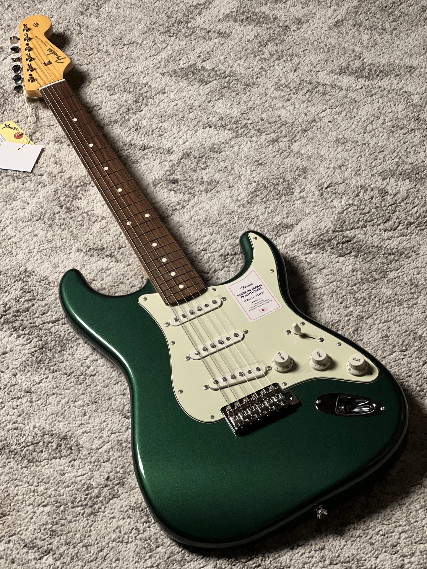 Fender Japan Traditional II 60s Stratocaster with RW FB in Aged Sherwood Green Metallic JD23002593