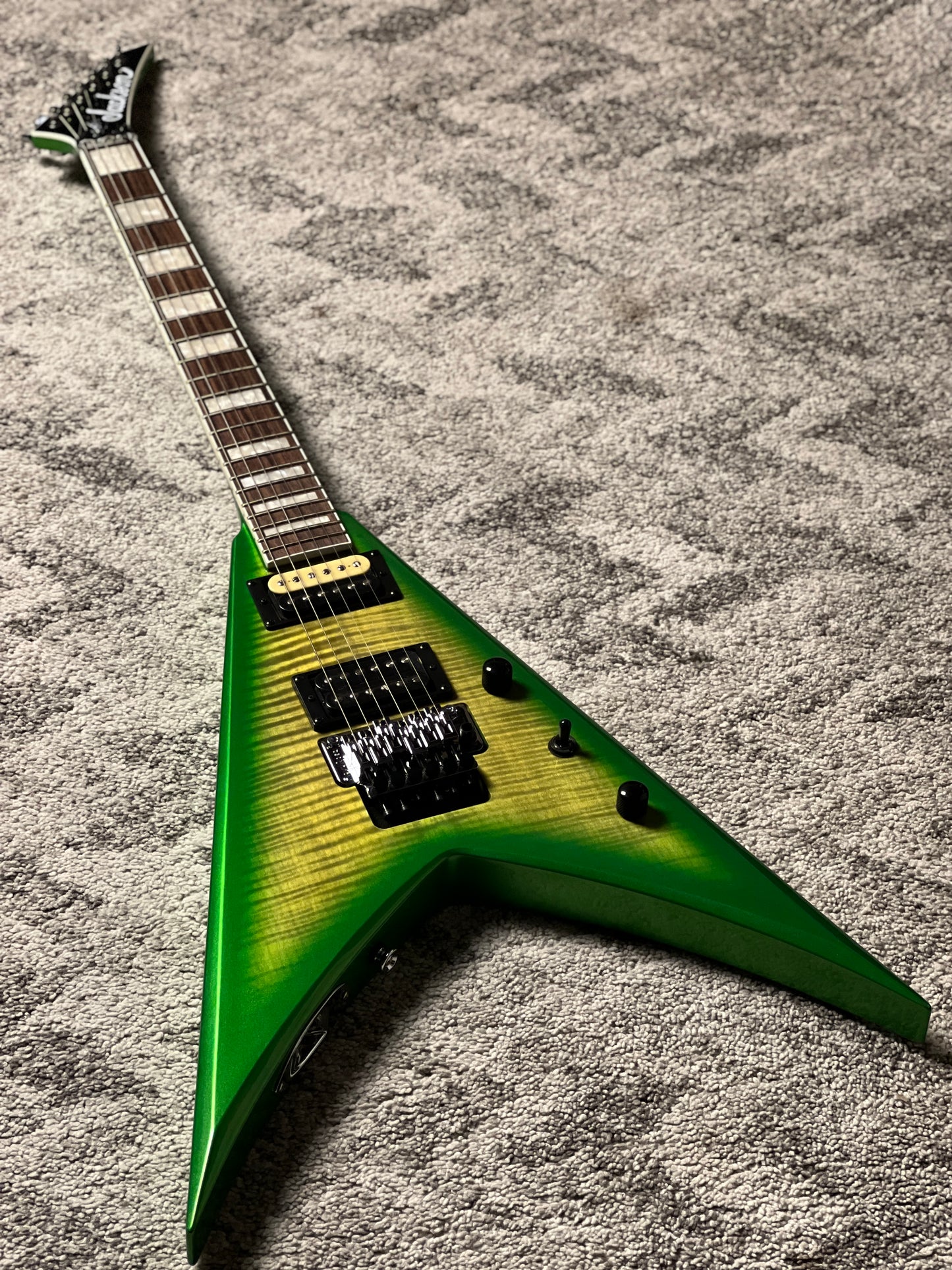 Jackson X Series Signature Scott Ian King V with RS FB in Baldini