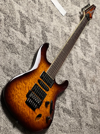 Ibanez S670QM-DEB in Dragon Eye Burst