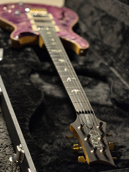 PRS Special 22 Semi-Hollow Wood Library 10-Top Korina Run in Faded Purple Jeans 210324544