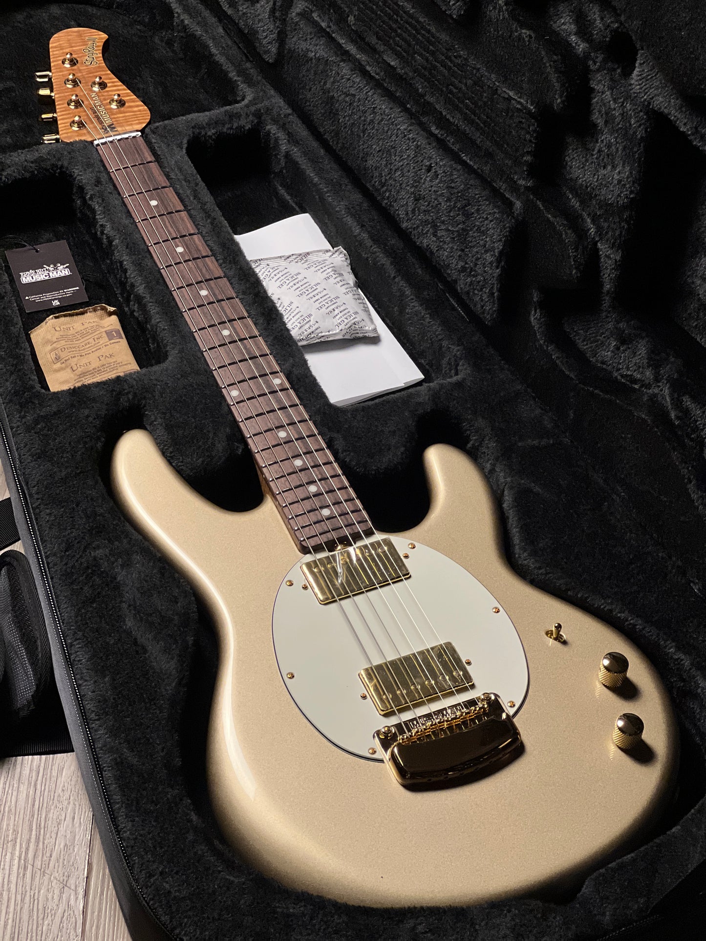 Music Man StingRay II Cory Wong Signature Electric Guitar in Cashmere S12099