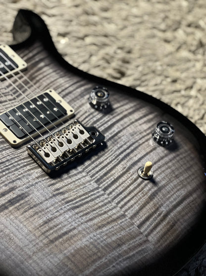 PRS CE 24 in Faded Gray Black Wraparound Smokeburst 0428151