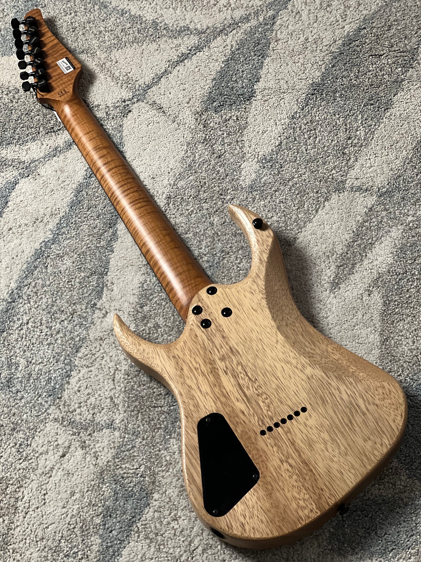 Soloking MW-7 Custom HH FMN in Natural with Exotic Walnut Top