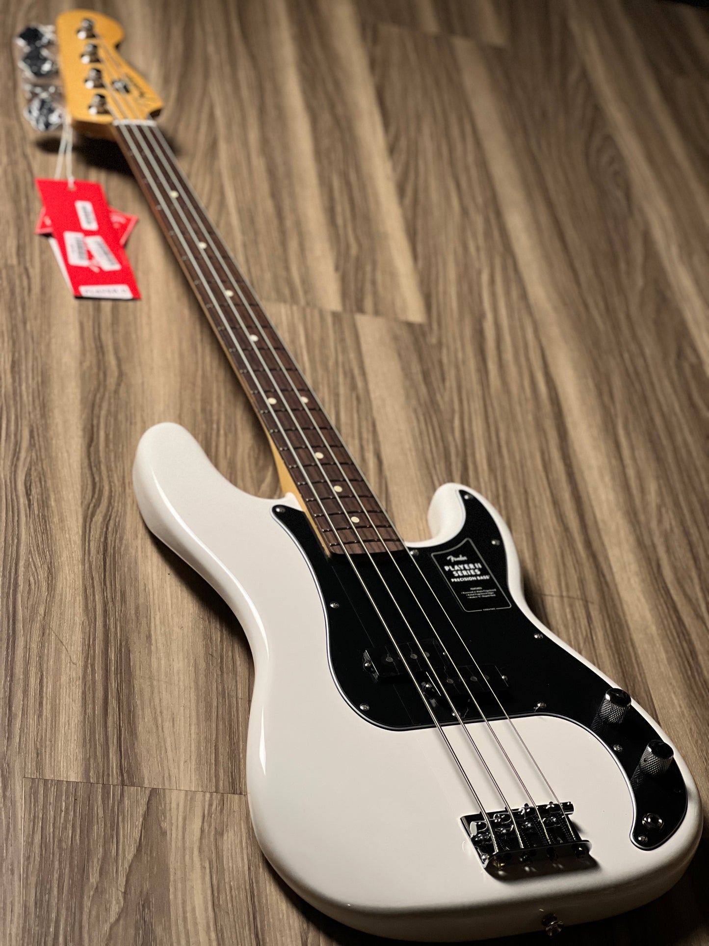 Fender Player II Precision Bass Guitar With RW FB In Polar White