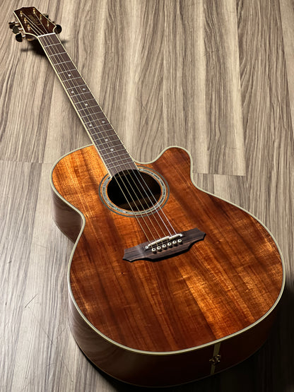 Takamine EF508KC in Natural Gloss with Case Made In Japan 62060771