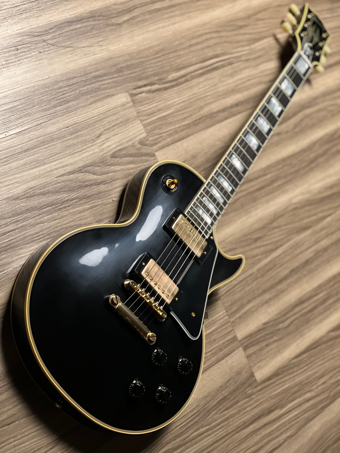 Gibson 1957 Les Paul Custom Reissue VOS - Ebony 2-Pickup 74639