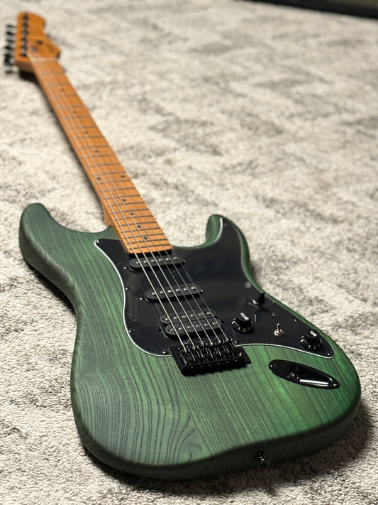 SQOE SEST650 GR HSS Ash Roasted Maple Series in Open Pore Green