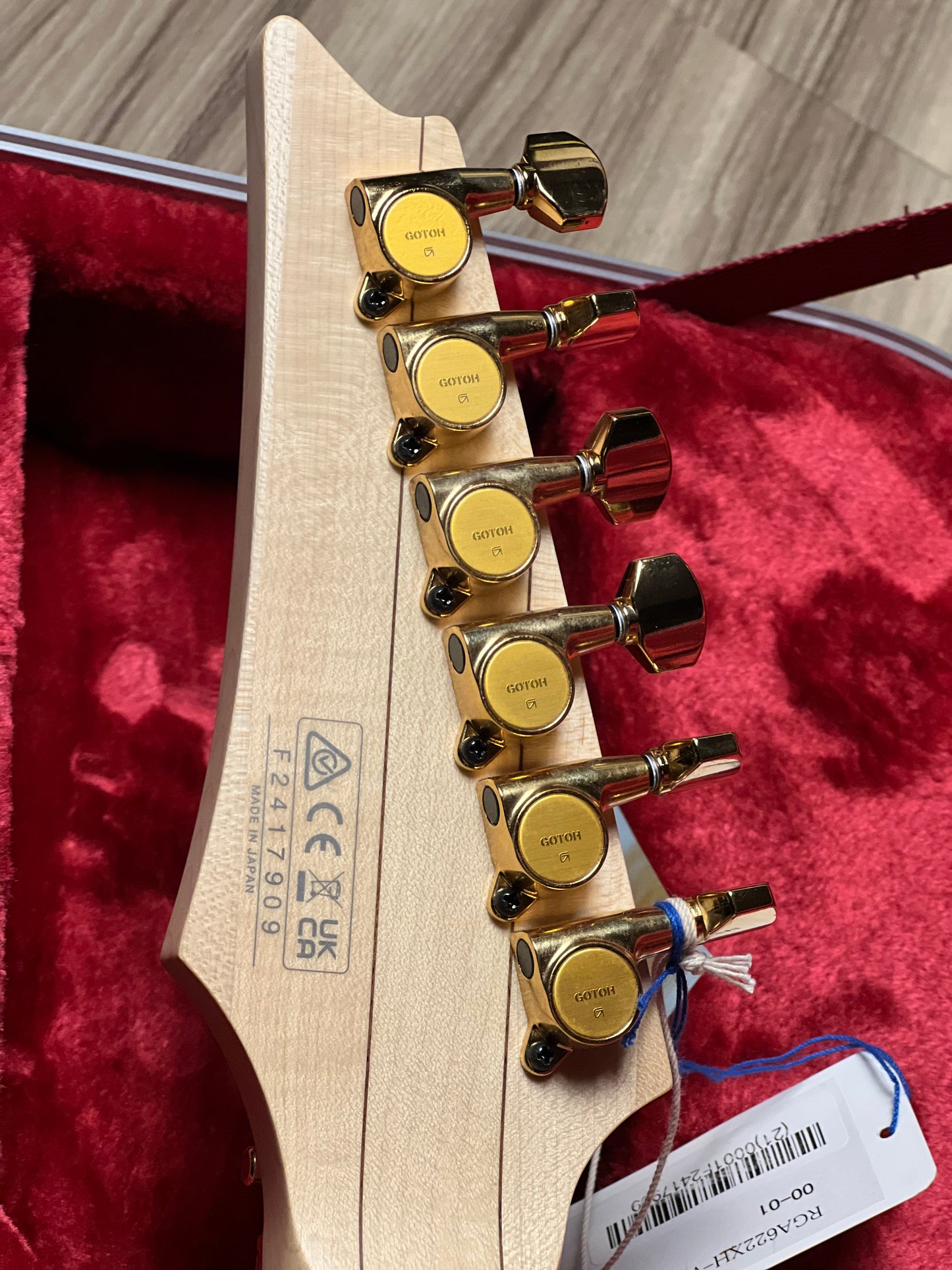 Ibanez Axion Label RGA622XH w/Case in White