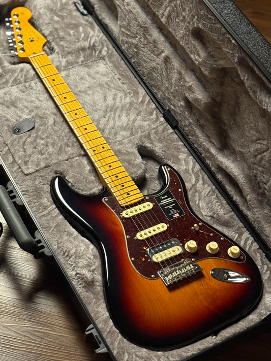 Fender American Professional II HSS Stratocaster With Maple FB In 3-Tone Sunburst US22102686