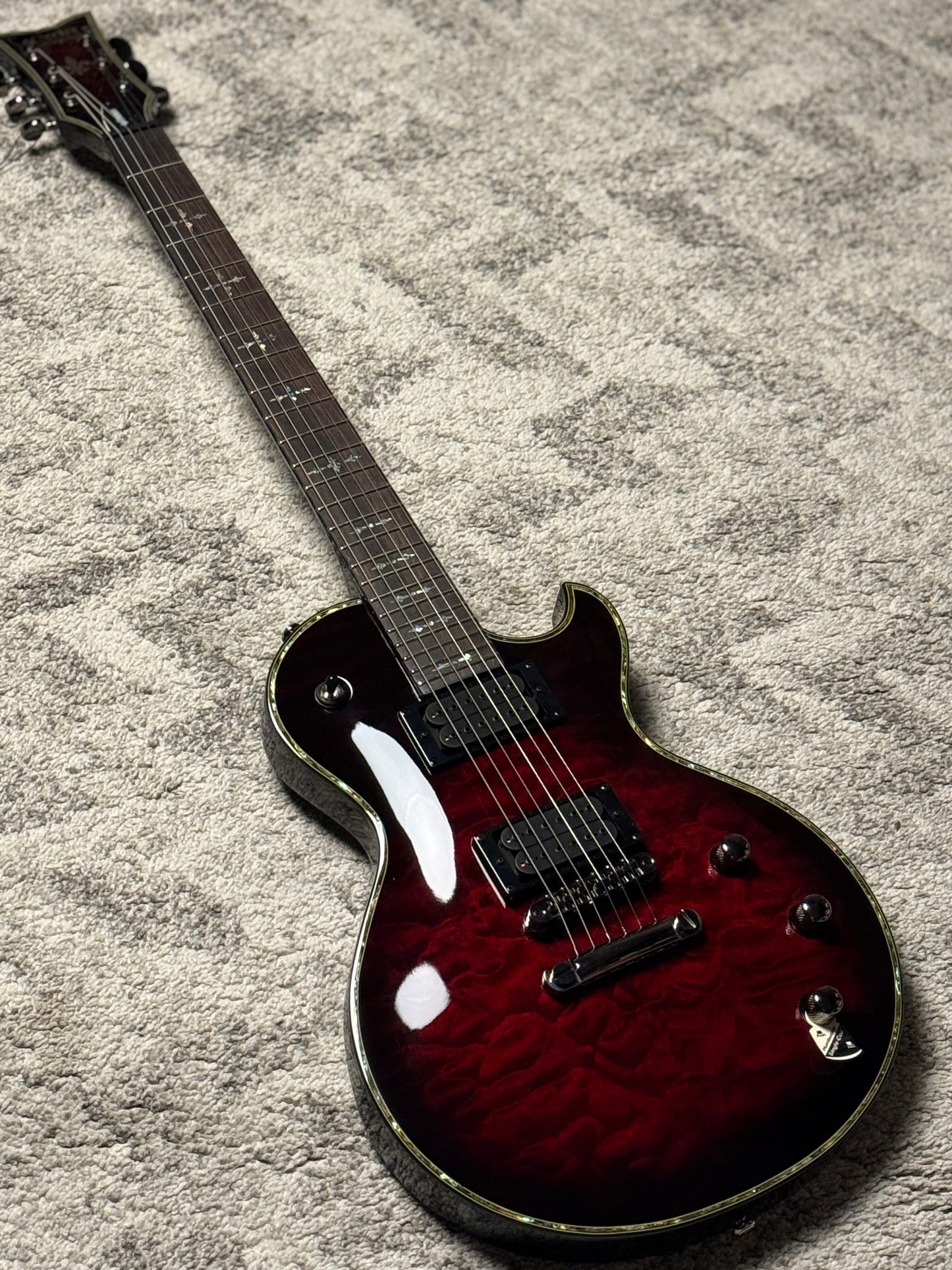 Schecter Hellraiser Solo-II Passive in Black Cherry W19040015