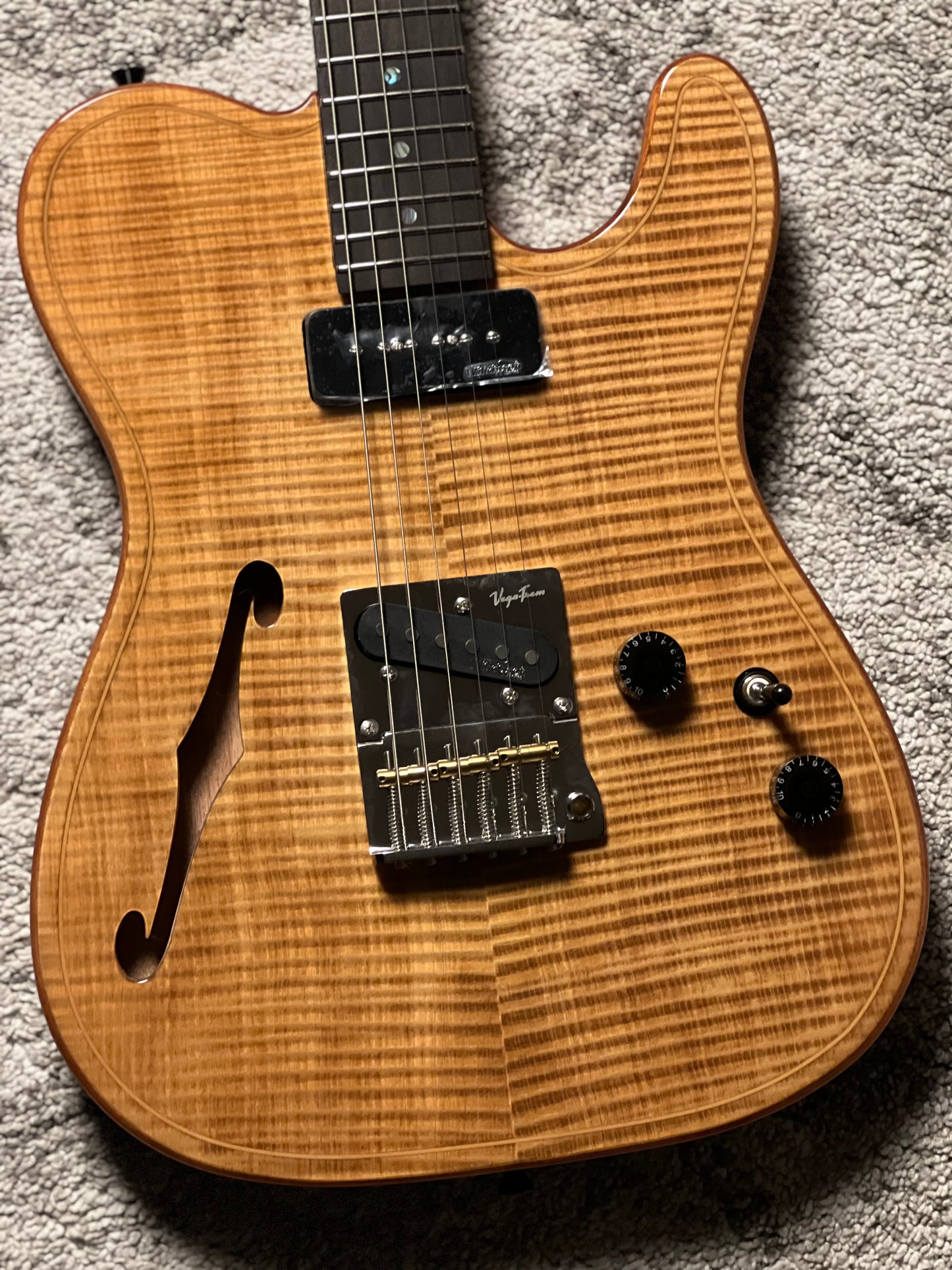 UW GuitarWorks Jazz Pop TL in Natural Gloss