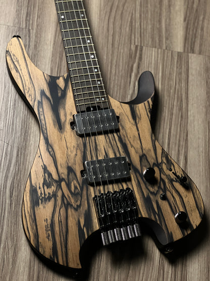 Ibanez Q52PE-NTF Pale Moon Ebony Headless with Bag in Natural Flat