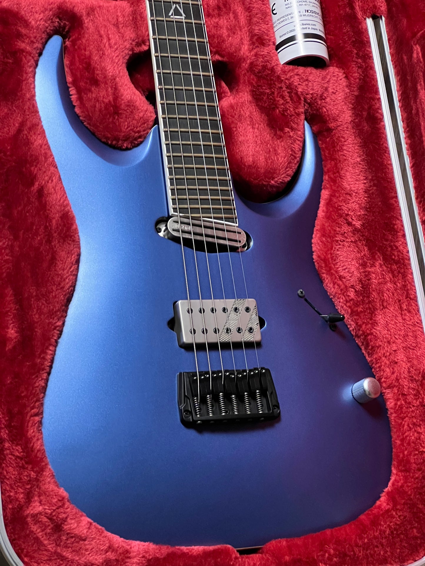 Ibanez Jake Bowen Signature JBM9999 in Azure Metallic Matte F2500732