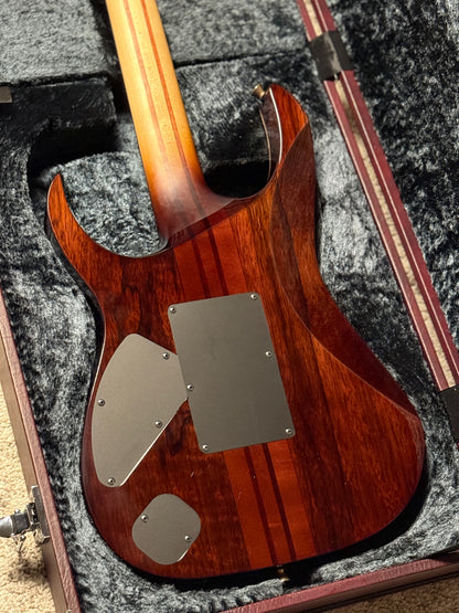 Ibanez Japan Custom Shop Visions IV1RG with Ebony FB in Amber I25306