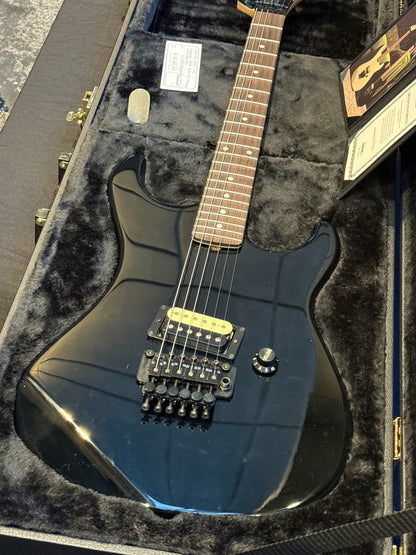 Kramer 1983 Baretta Reissue with Rosewood FB in Ebony (Including Hard Case)