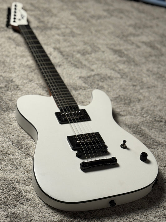 Charvel Joe DuPlantier San Dimas Style 2 HH - Joe D Satin White ISC2400264 (USED)