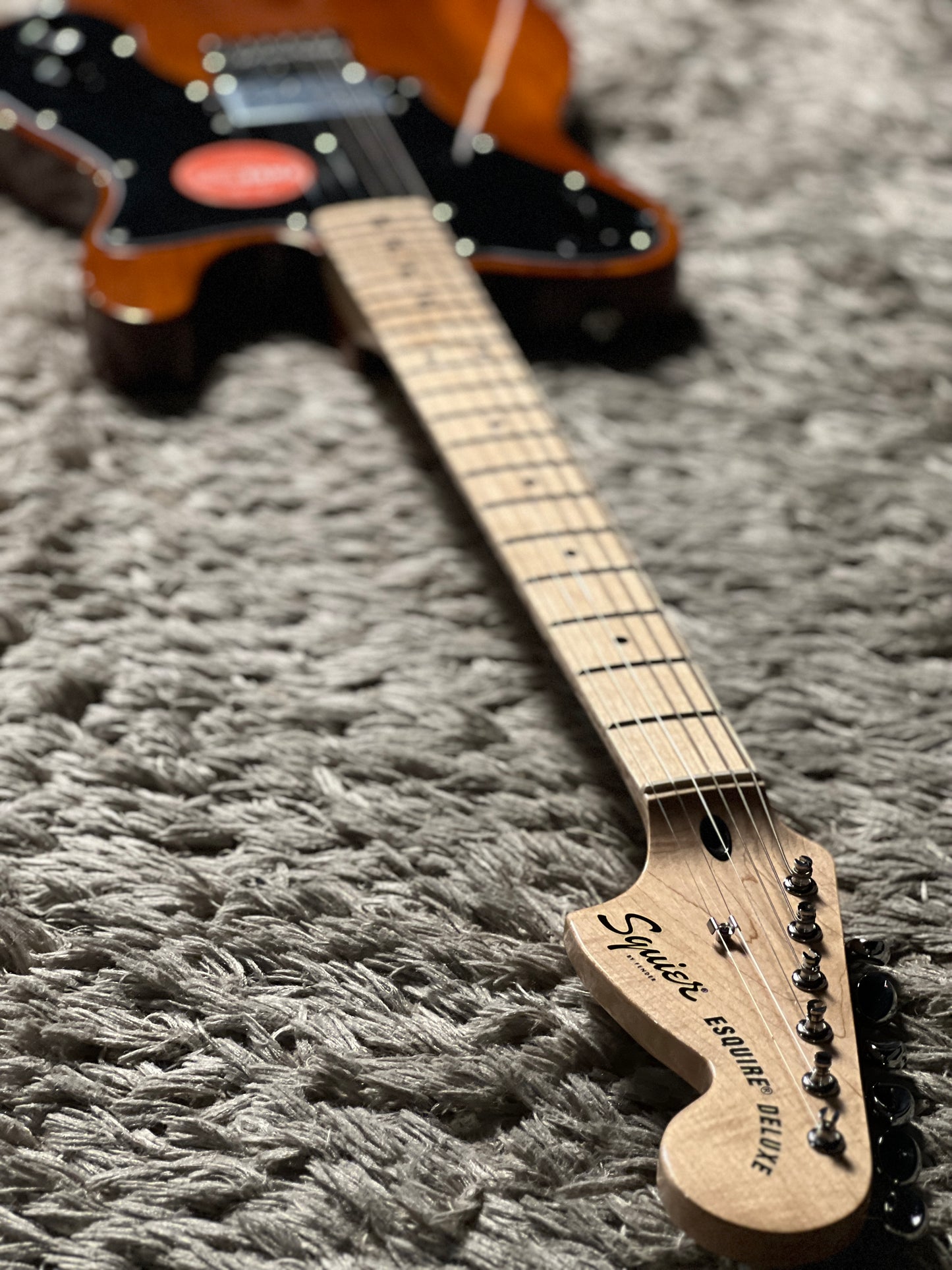 Squier Paranormal Esquire Deluxe Maple FB In Mocha