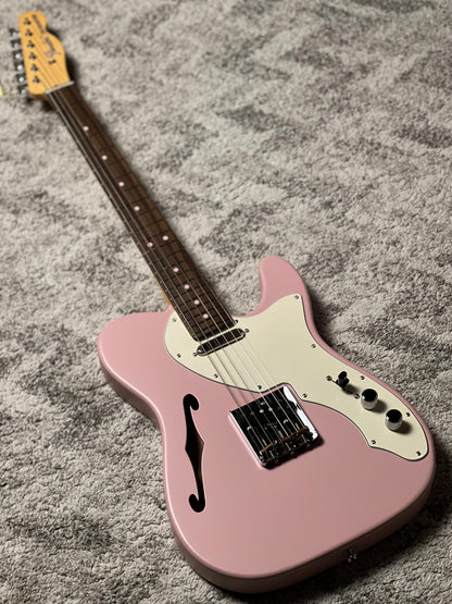 Fender MIJ Limited Kusumi Color Telecaster Thinline with RW FB In Kusumi Pink JD24017133