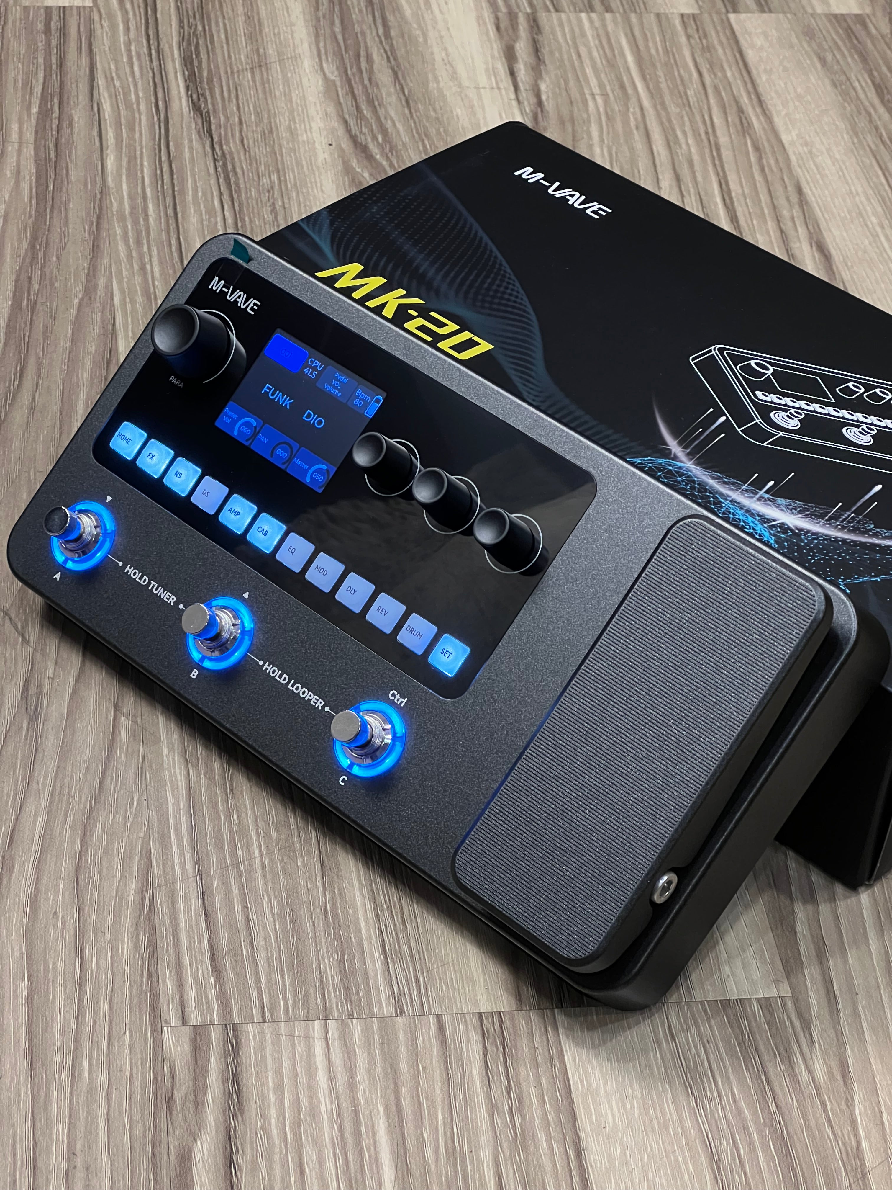 M-VAVE MK-20 ギターマルチエフェクター M-VAVE MK20 Guitar Multi-Effect Processor – nafiriguitar.com