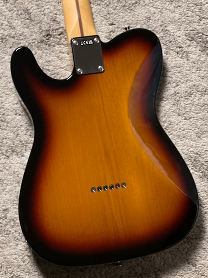 Fender Japan Hybrid II Telecaster with Maple FB in 3 Tone Sunburst JD26004483