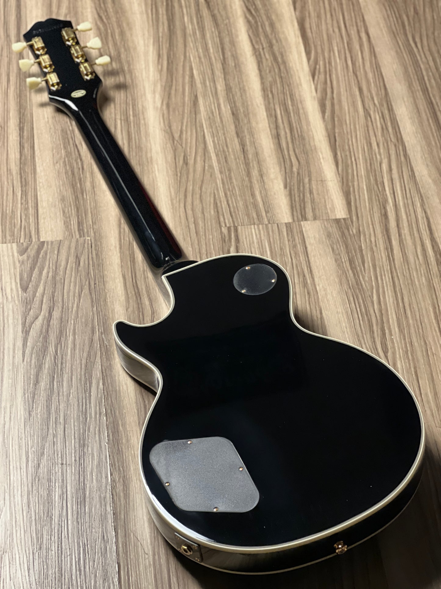 Epiphone Les Paul Custom P-90 in Ebony w/Premium Gigbag