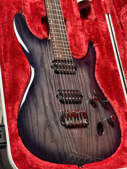 Ibanez S6621AH-TGB w/Case in Transparent Gray Burst F2534343