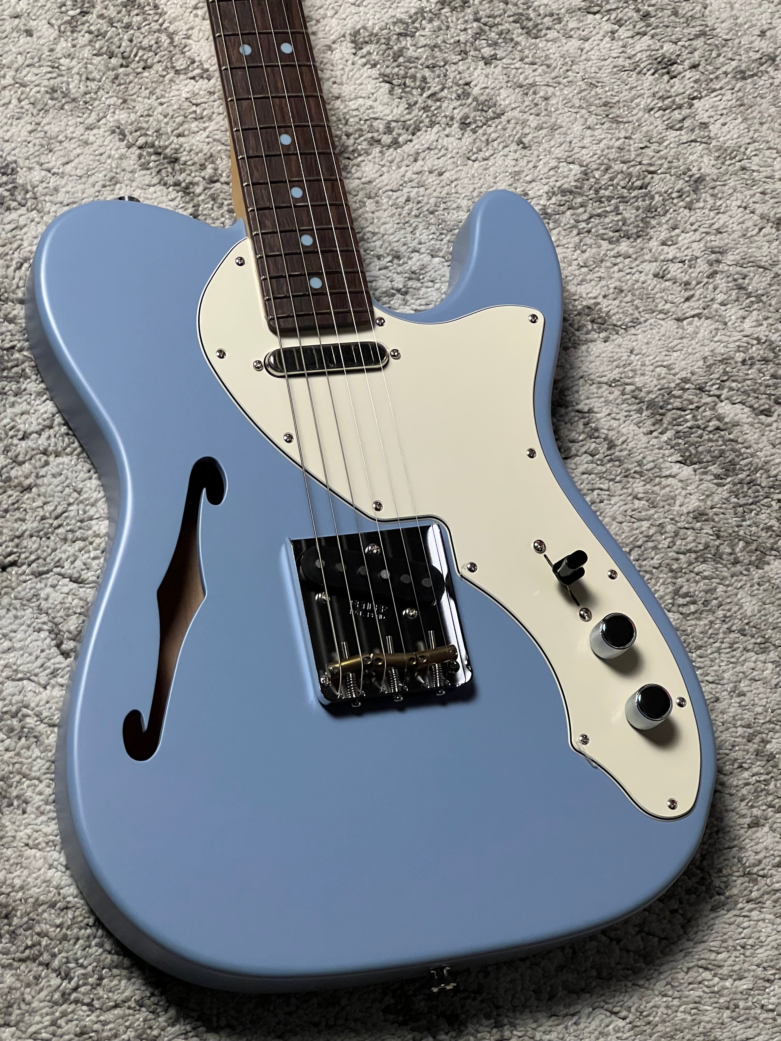 Fender MIJ Limited Kusumi Color Telecaster Thinline with RW FB In