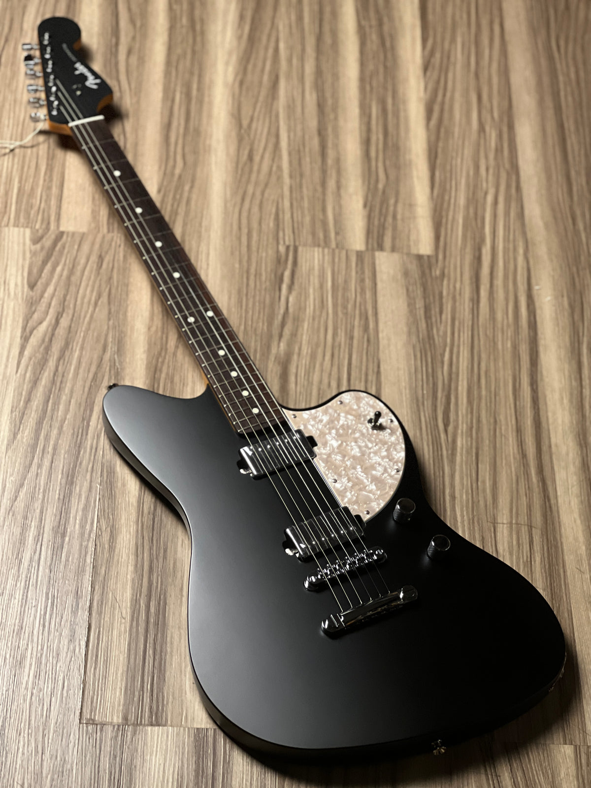 Fender Japan Elemental Jazzmaster HH with RW FB in Stone Black JD22029 ...
