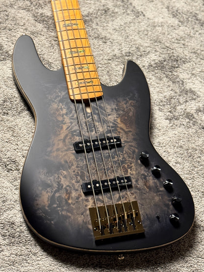 Sire Marcus Miller V10 5 String Bass Guitar in Trans Black Satin