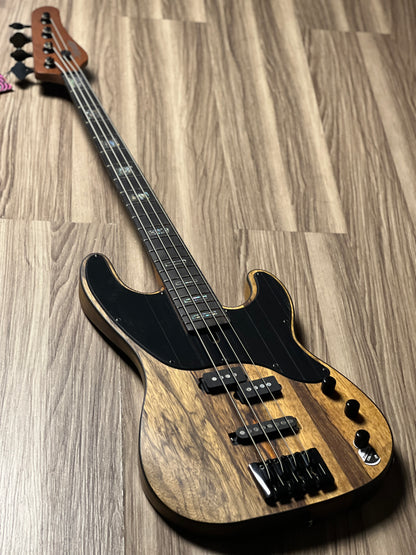 Schecter Model-T 4 Exotic in Black Limba W23091204