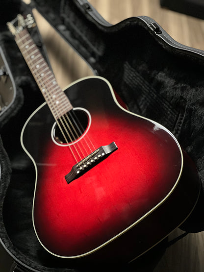 Gibson Slash J-45 in Vermillion Burst w/ Case