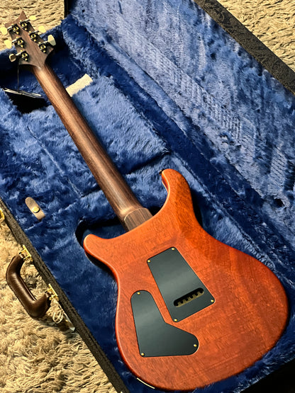PRS Custom 24 Wood Library Burnt Maple Leaf Satin Rosewood Neck 0412052