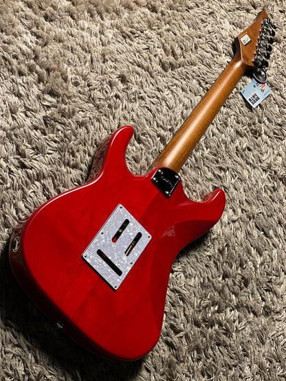 Soloking MS-1 Classic MKII Flat Top in Sapphire Red Burst with 5A Quilt Top Nafiri Special Run