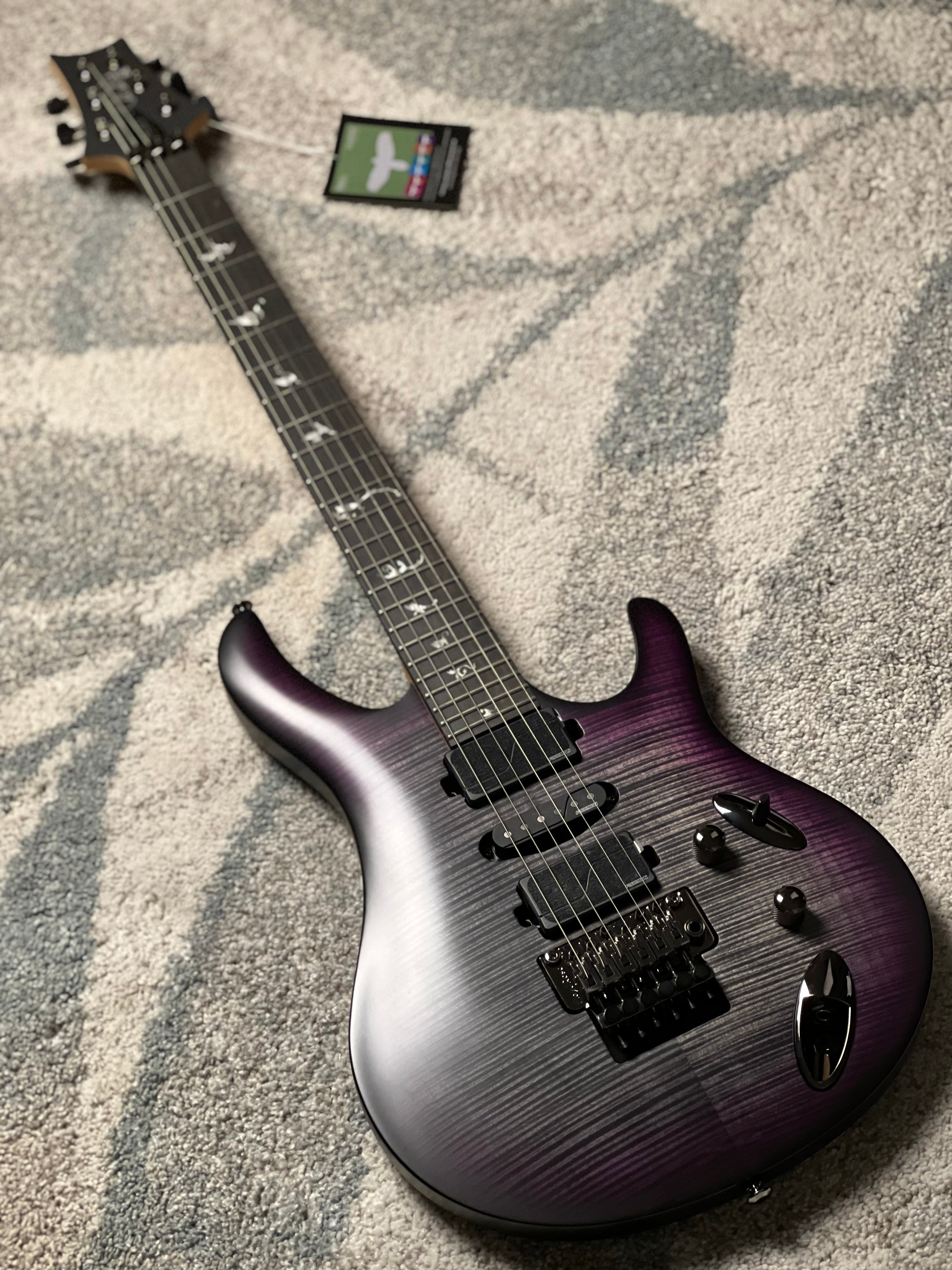 PRS SE Chleo Herman Li Signature in Charcoal Purple Burst CTI