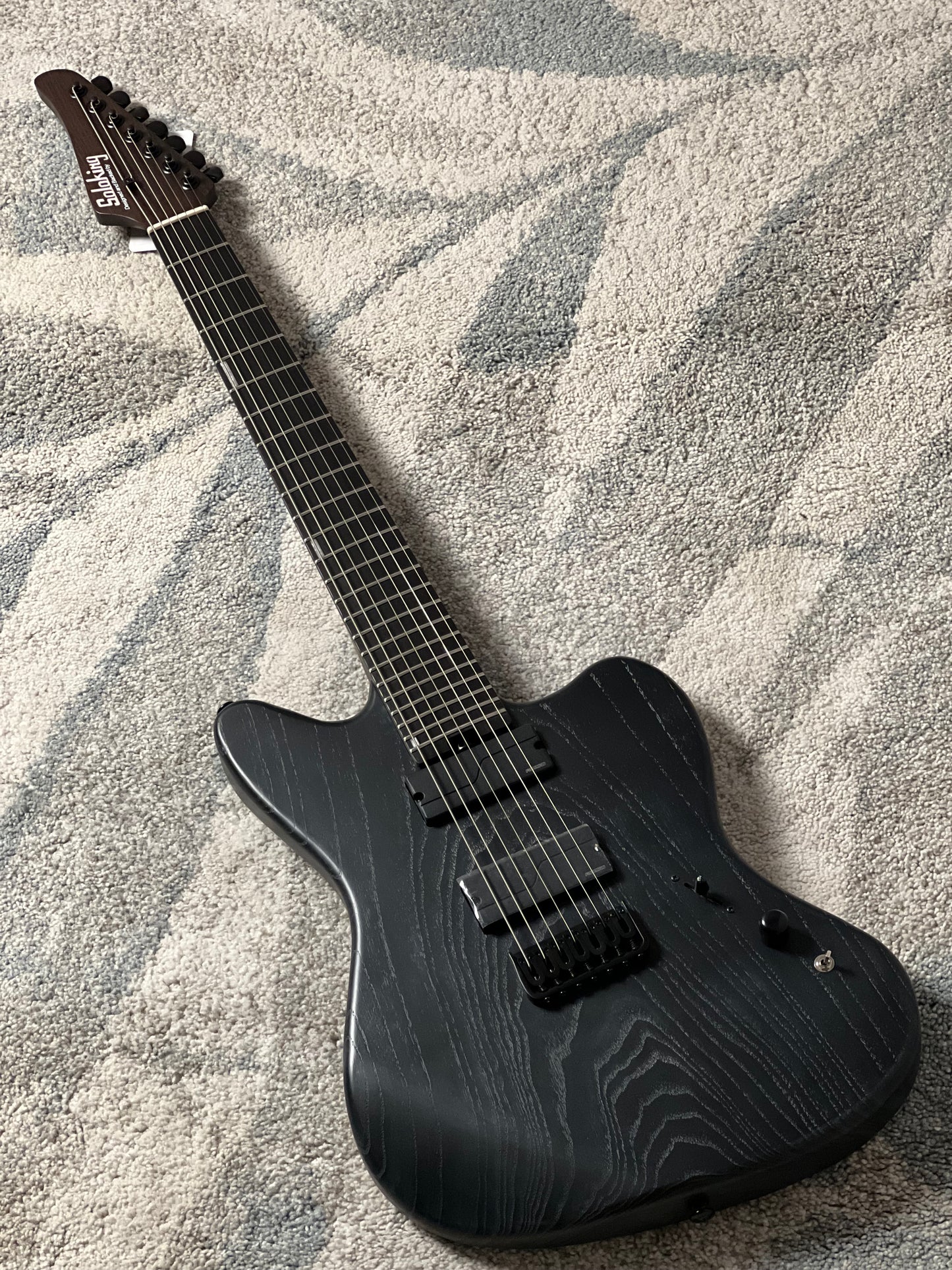 Soloking MJM-7 Custom Baritone HH with Fishman Fluence and Wenge Neck in Driftwood Black