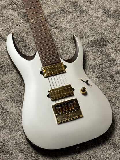 Ibanez K7YANG Brian 'Head' Welch Signature 7-String in Matte White