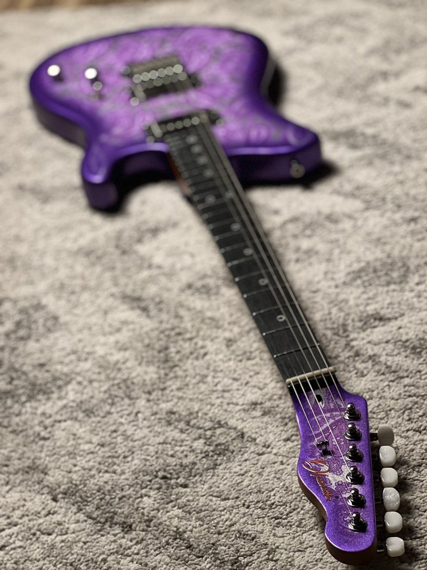 Dhatarattha Performance DTL HH in Purple Paisley with Rosewood FB
