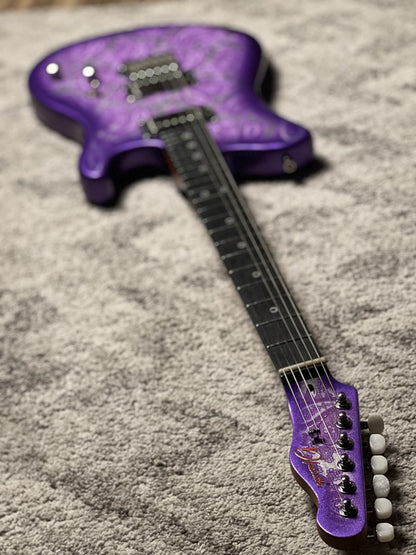 Dhatarattha Performance DTL HH in Purple Paisley with Rosewood FB