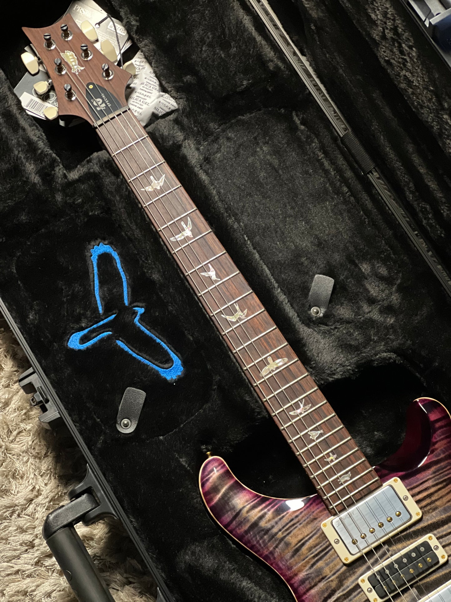 PRS 40th Anniversary Special Semi Hollow Limited Edition in Charcoal Purple Burst 0419137