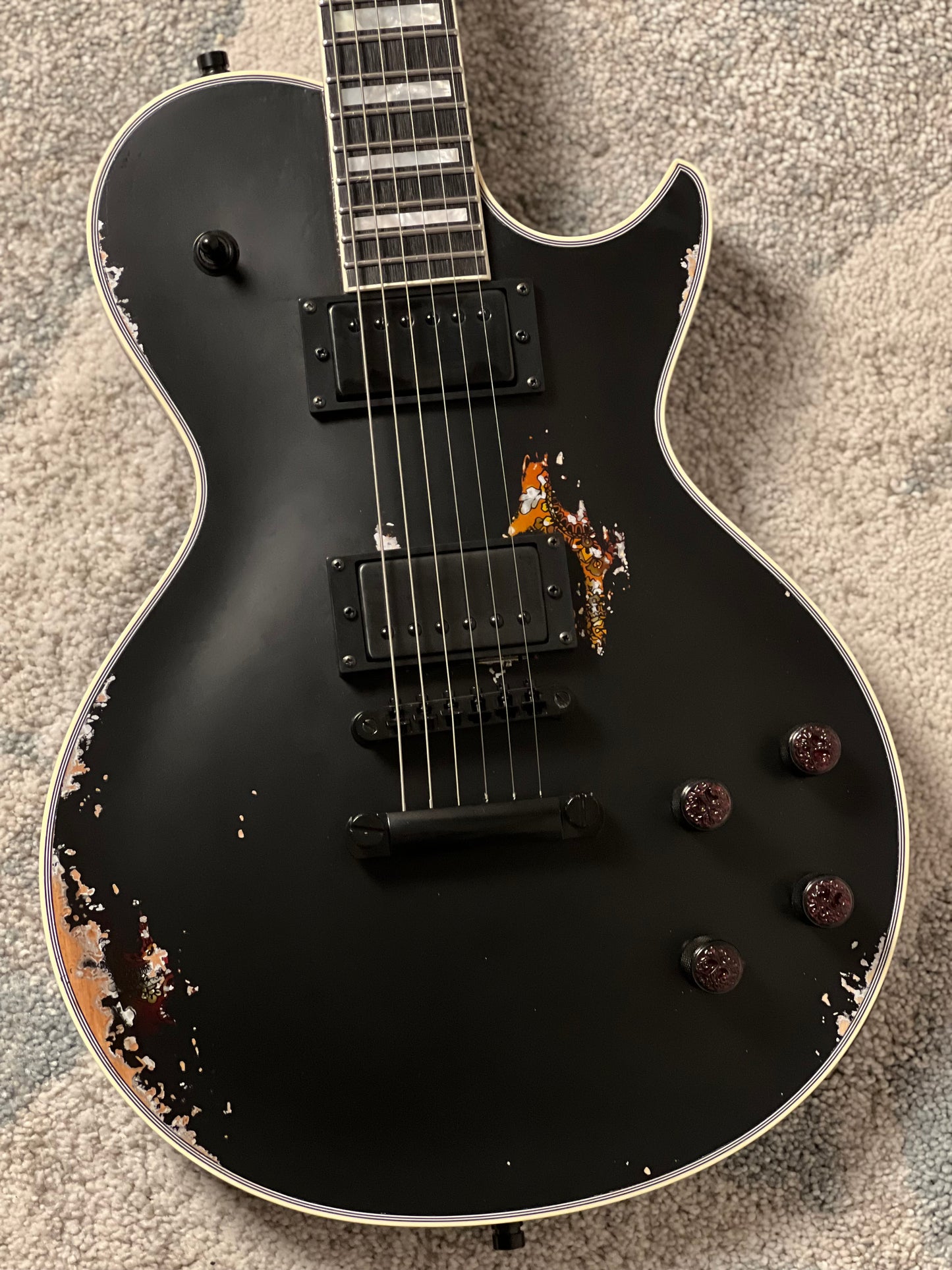 Dhatarattha Custom DLP in Black Over Paisley Relic
