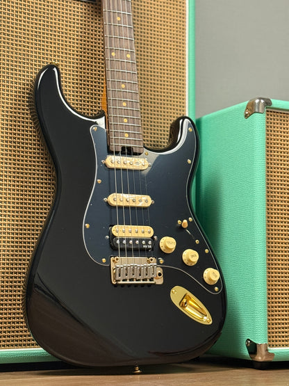 Soloking MS-1 Artisan with Rosewood FB in Black Beauty with Gold Hardware JESCAR