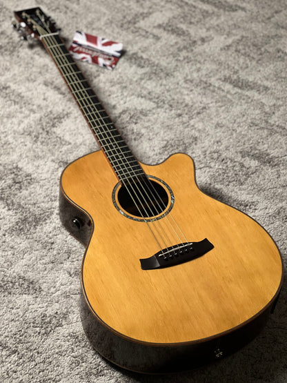 Tanglewood TRS4-CE Rosewood Smart Solid Top SuperFolk Acoustic w/ Pickup in Natural Gloss
