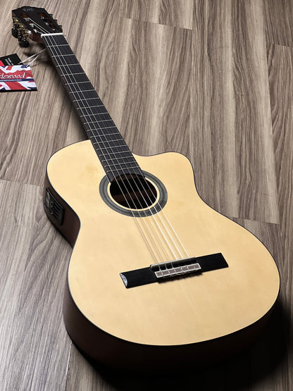 Tanglewood EM DC1 Thinline Classical Cutaway in Natural Finish w/Bag