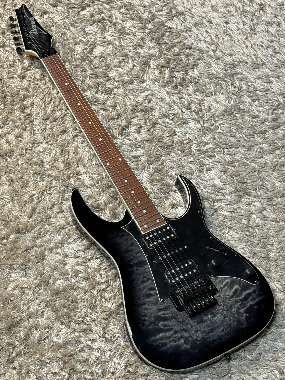 Ibanez RG450QMB-TGB in Transparent Gray Burst I261000621 (USED)