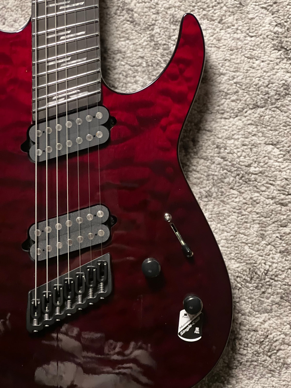 Schecter Reaper 7 Elite MS BB - Blood Burst
