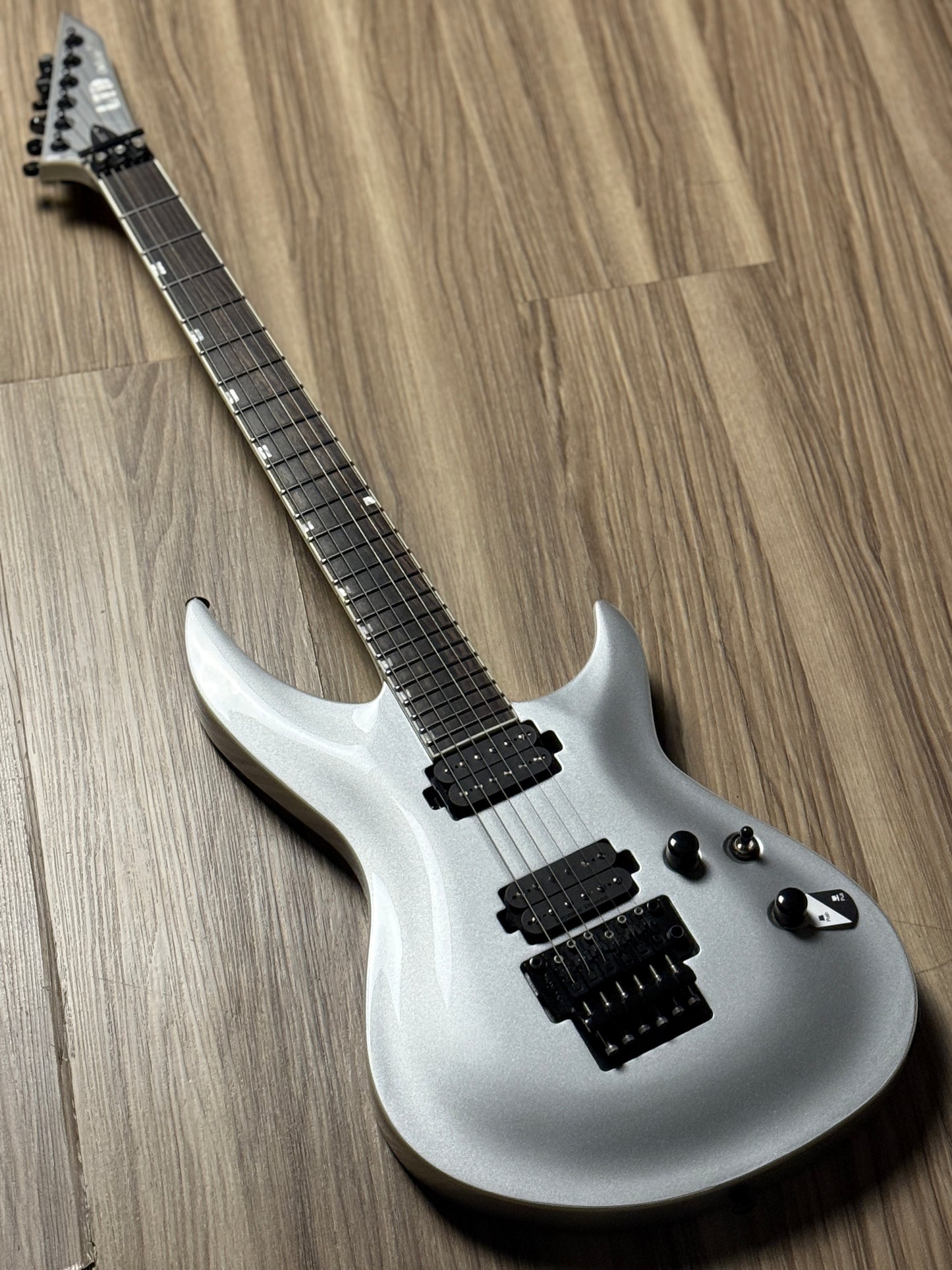 ESP LTD H3-1000FR LTD Deluxe In Metallic Silver