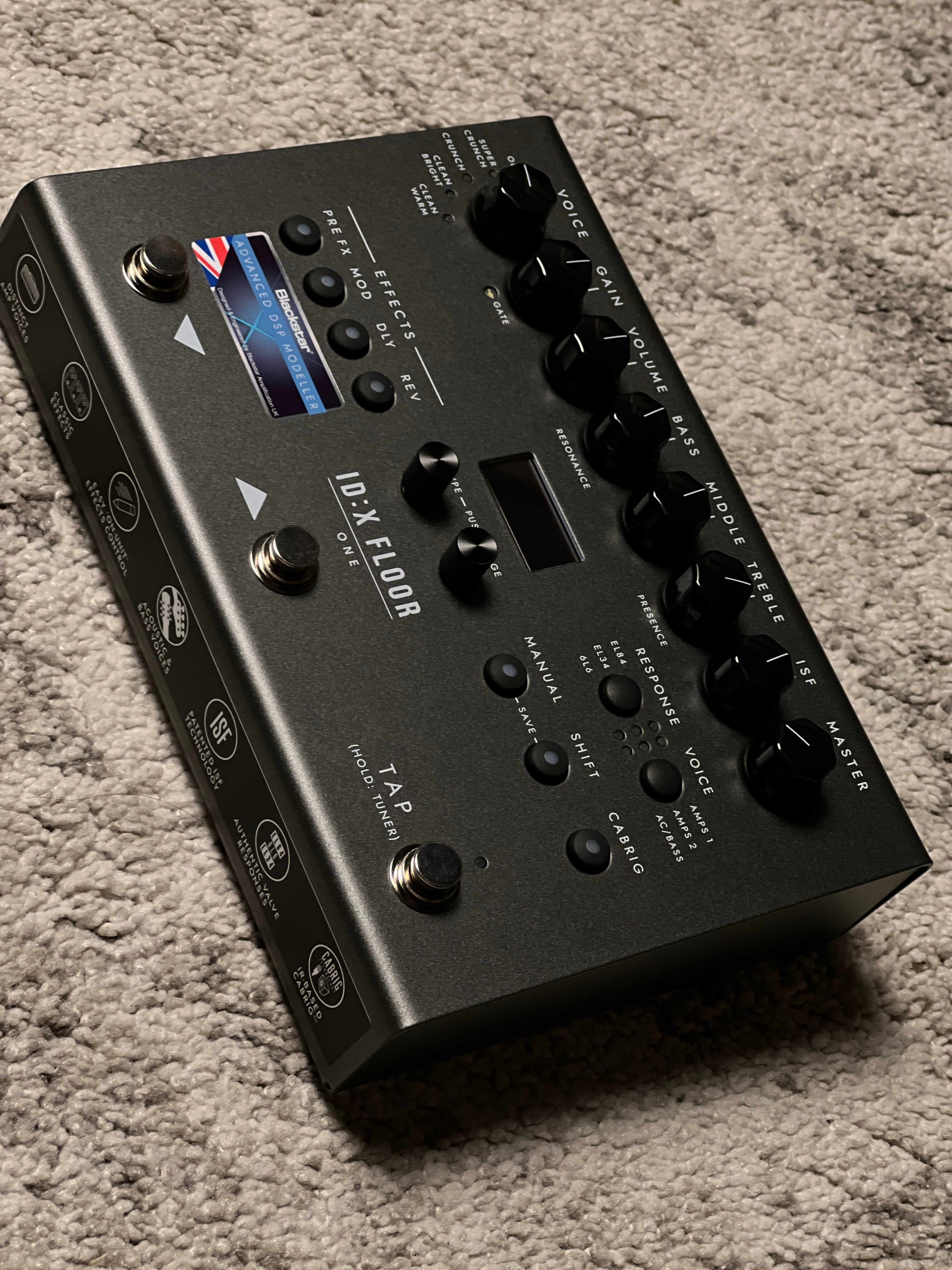 Blackstar ID:X Floor One Floorboard Multi-FX Pedal – nafiriguitar.com