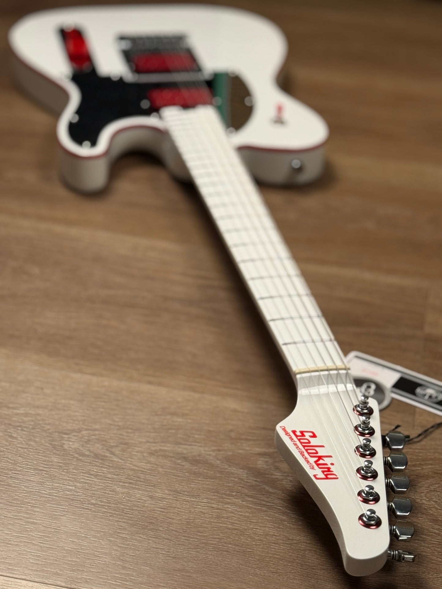 Soloking MT-1 Custom Lithography in Artic White