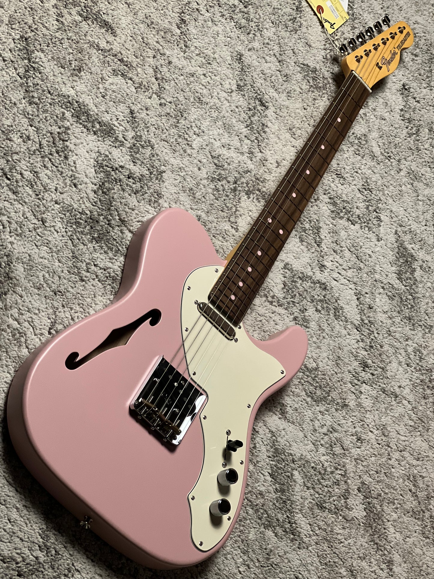Fender MIJ Limited Kusumi Color Telecaster Thinline with RW FB In Kusumi Pink JD24017133