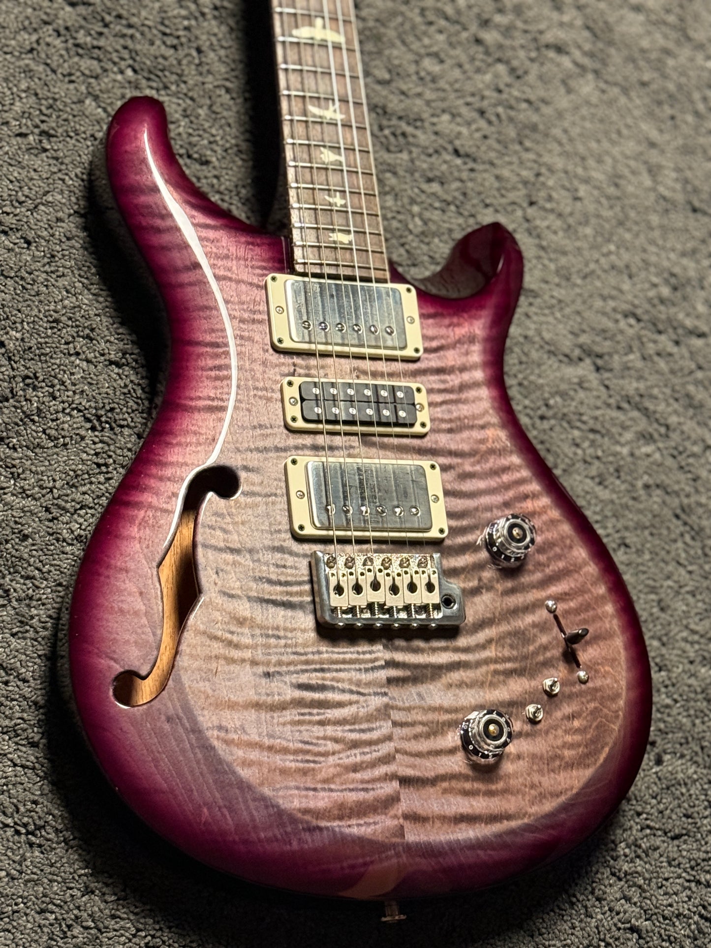 PRS S2 Special Semi-Hollow in Faded Gray Black Purple Burst S2081435